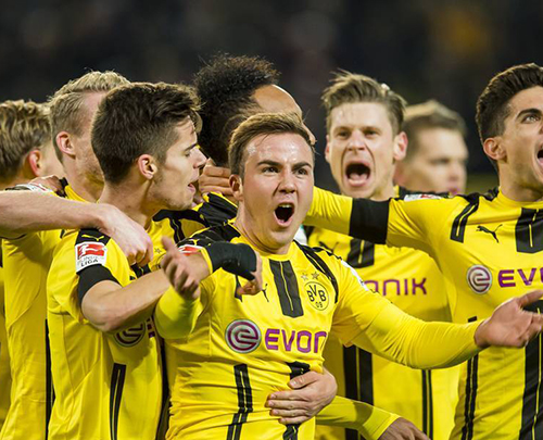 多特蒙德打破进球荒，海港球迷集体高唱助威